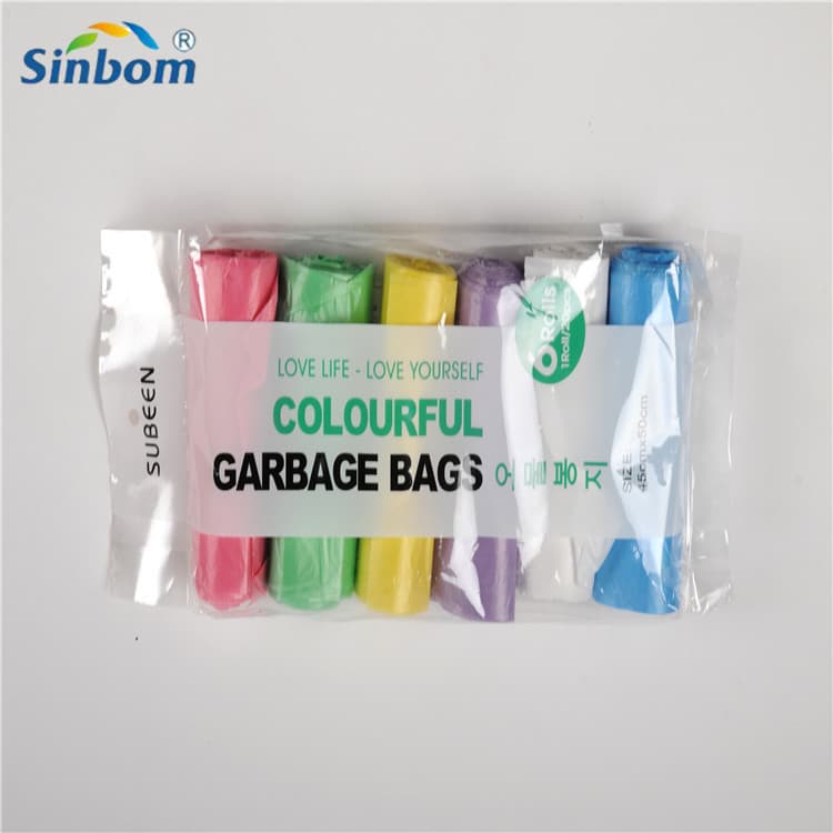 HDPE_LDPE  plastic trash bags garbage bags bin liner